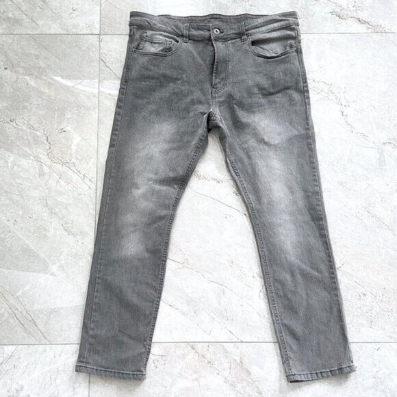 Jachs New York Men's Black Jeans Straight Fit Stretch - Picture 1 of 3